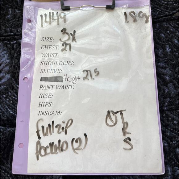 Susan Graver Womens 3X Black/Purple Paisley Full Zip Pockets Office Wear Jacket - Picture 7 of 7